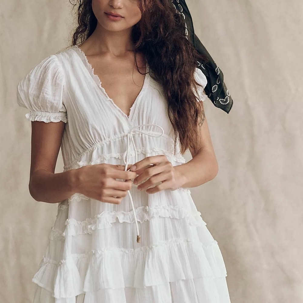 Darcey Tiered Ruffle Babydoll Dress